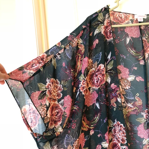 Green Floral Cardigan - Picture 2 of 5